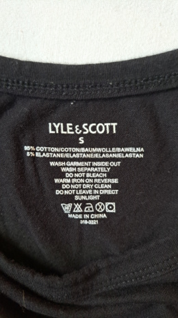 Bawełniany t-shirt LYLE & SCOTT S