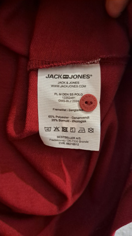 Bordowe polo Jack & Jones S