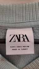 Miętowa Bluza ZARA S